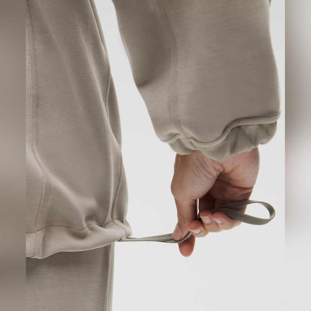 Lululemon Softstreme Half-Zip Long Warm Ash Grey Size Large - Picture 7 of 8